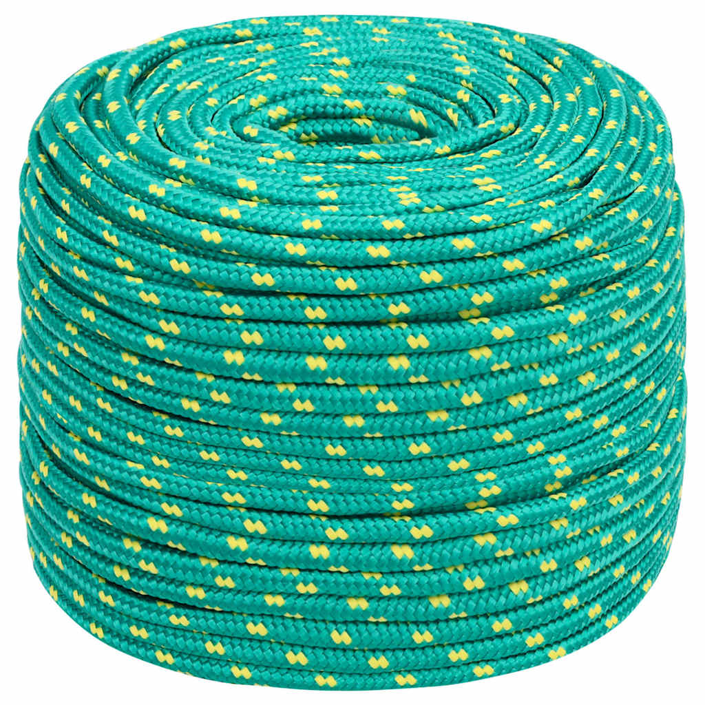 Zöld polipropilén hajókötél 10 mm 25 m 2