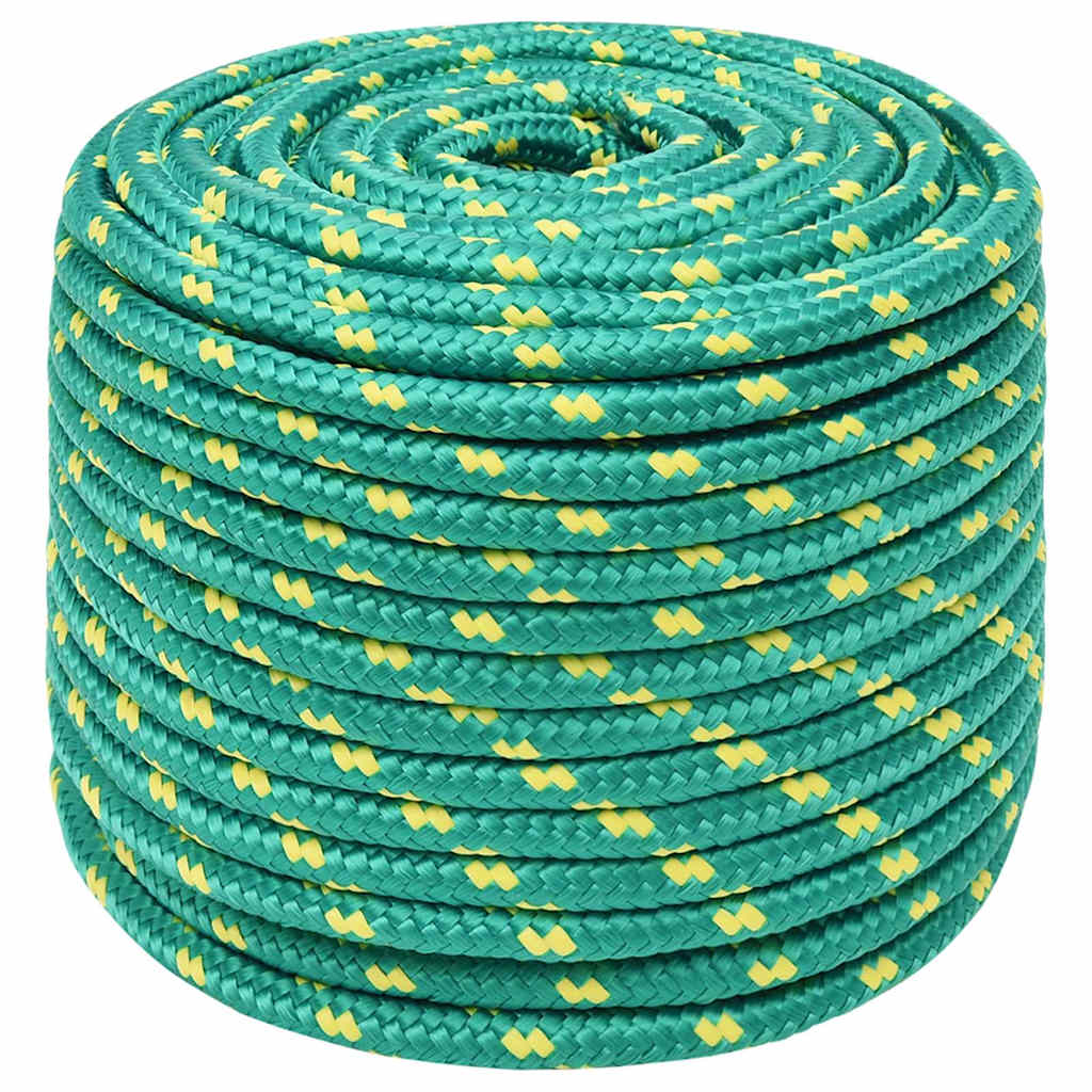 Zöld polipropilén hajókötél 14 mm 250 m 2