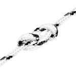Fehér poliészter fonott csónakkötél 5 mm x 50 m 4