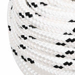 Fehér poliészter fonott csónakkötél 20 mm x 100 m 3