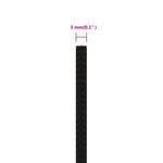 Fekete poliészter munkakötél 3 mm 50 m 6