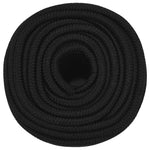 Fekete poliészter munkakötél 14 mm 100 m 3