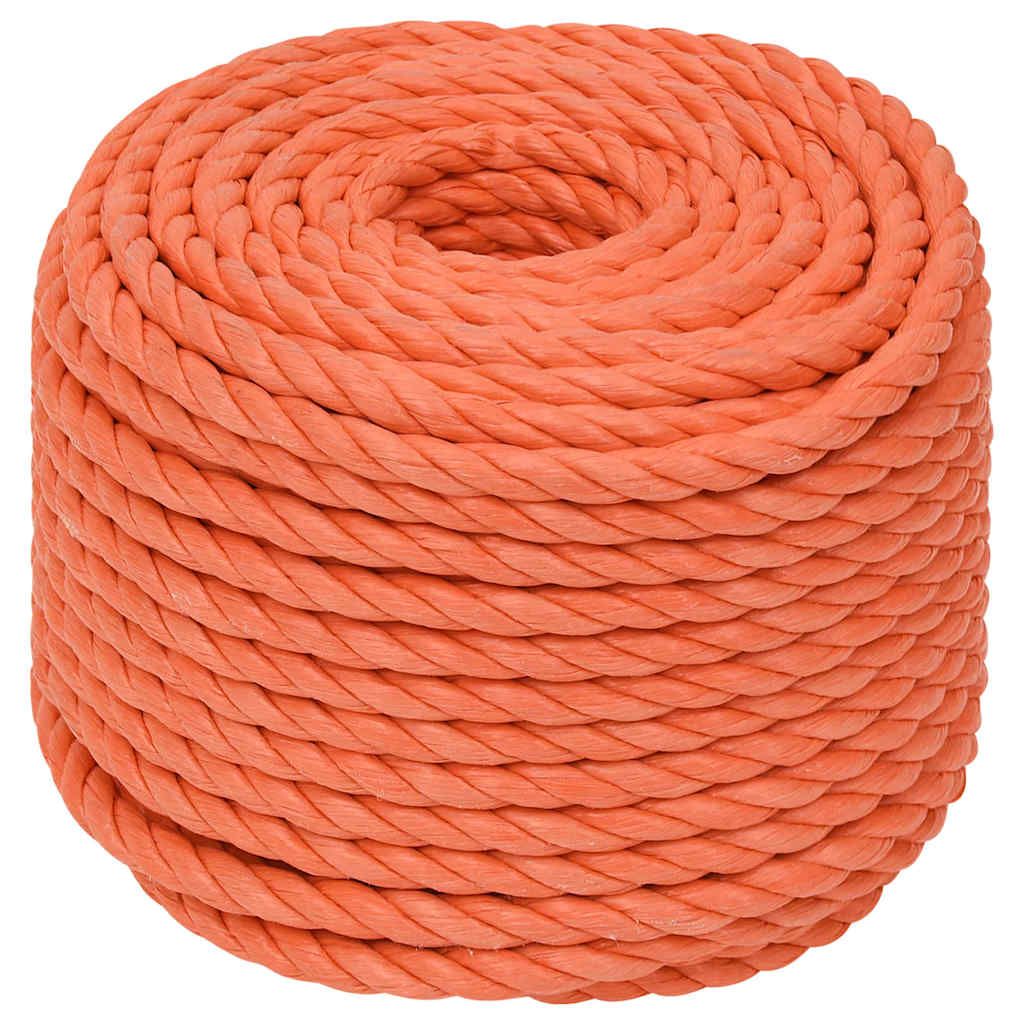 Narancssárga polipropilén munkakötél 10 mm 25 m 2