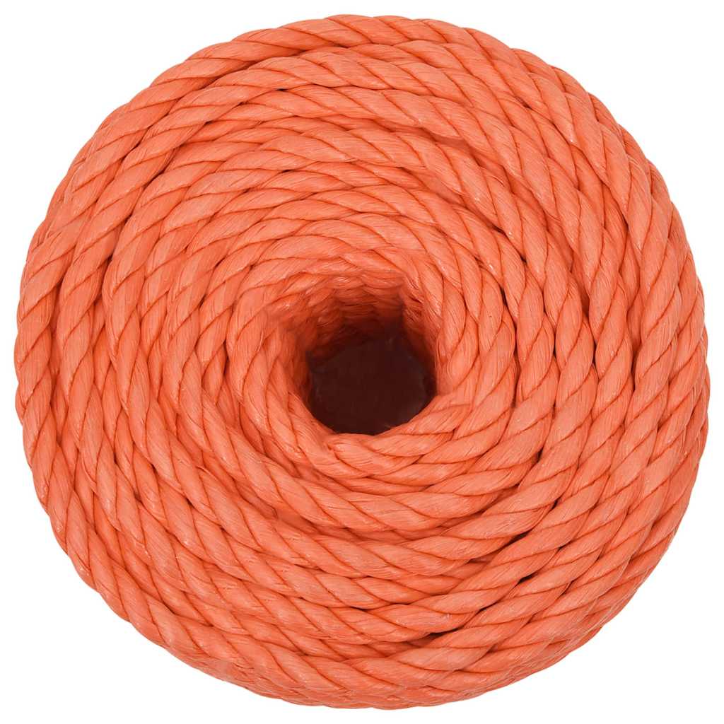 Narancssárga polipropilén munkakötél 10 mm 25 m 3