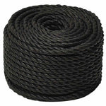 Fekete polipropilén munkakötél 12 mm 100 m 2