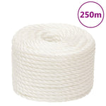 Fehér polipropilén munkakötél 12 mm 250 m
