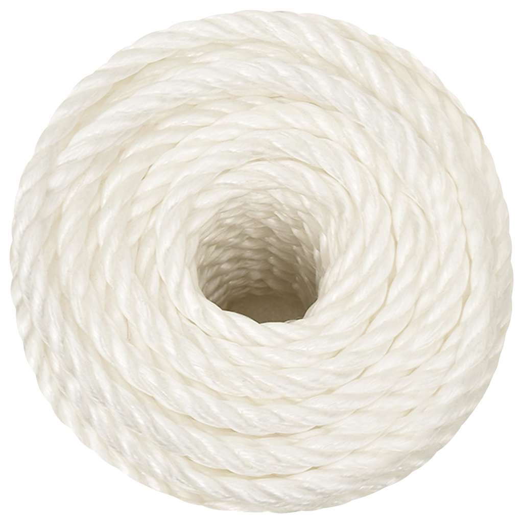 Fehér polipropilén munkakötél 12 mm 250 m 3