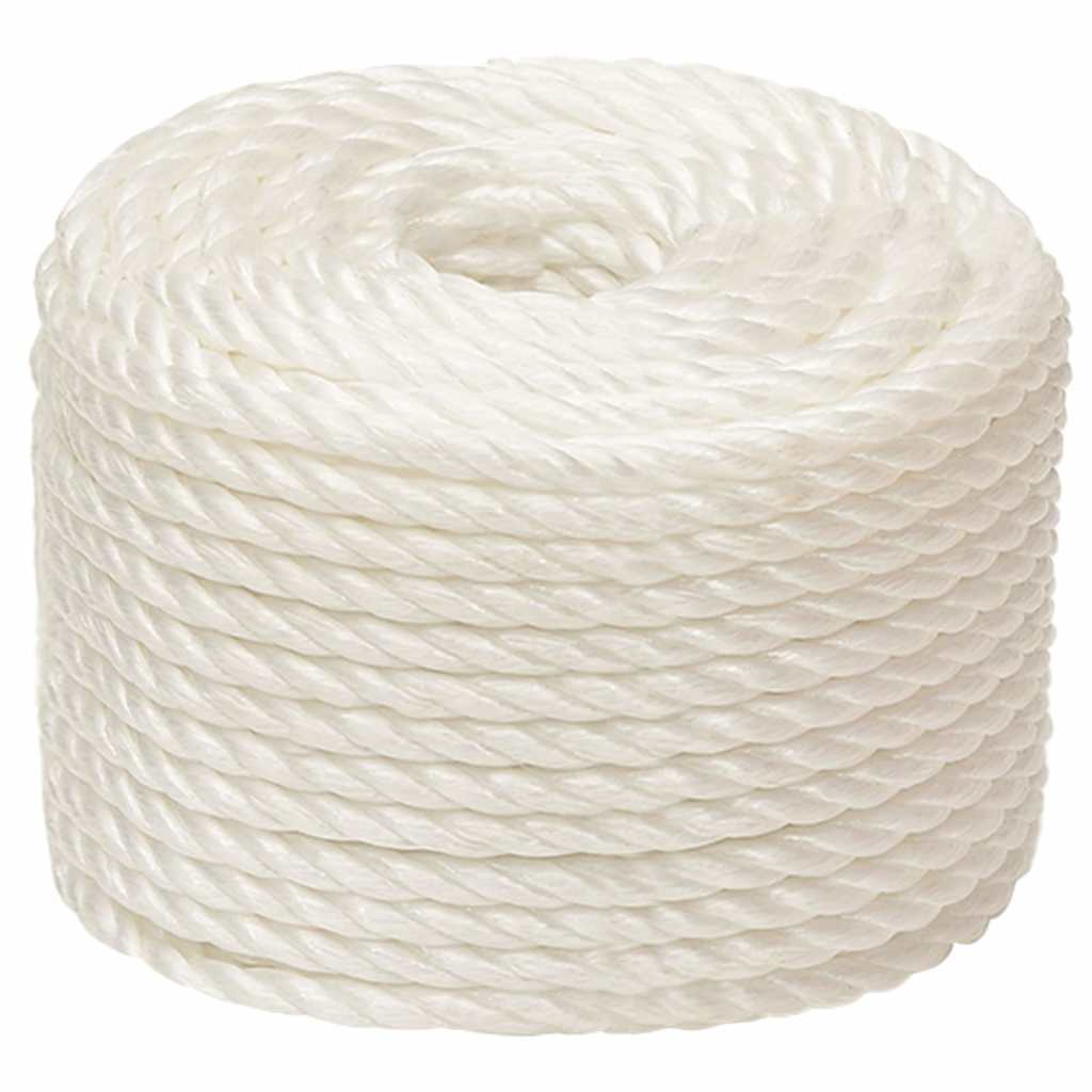 Fehér polipropilén munkakötél 16 mm 100 m 2