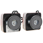 2 db piros utánfutólámpa LED-izzóval 10,5 x 7,5 x 10 cm 12 V 4