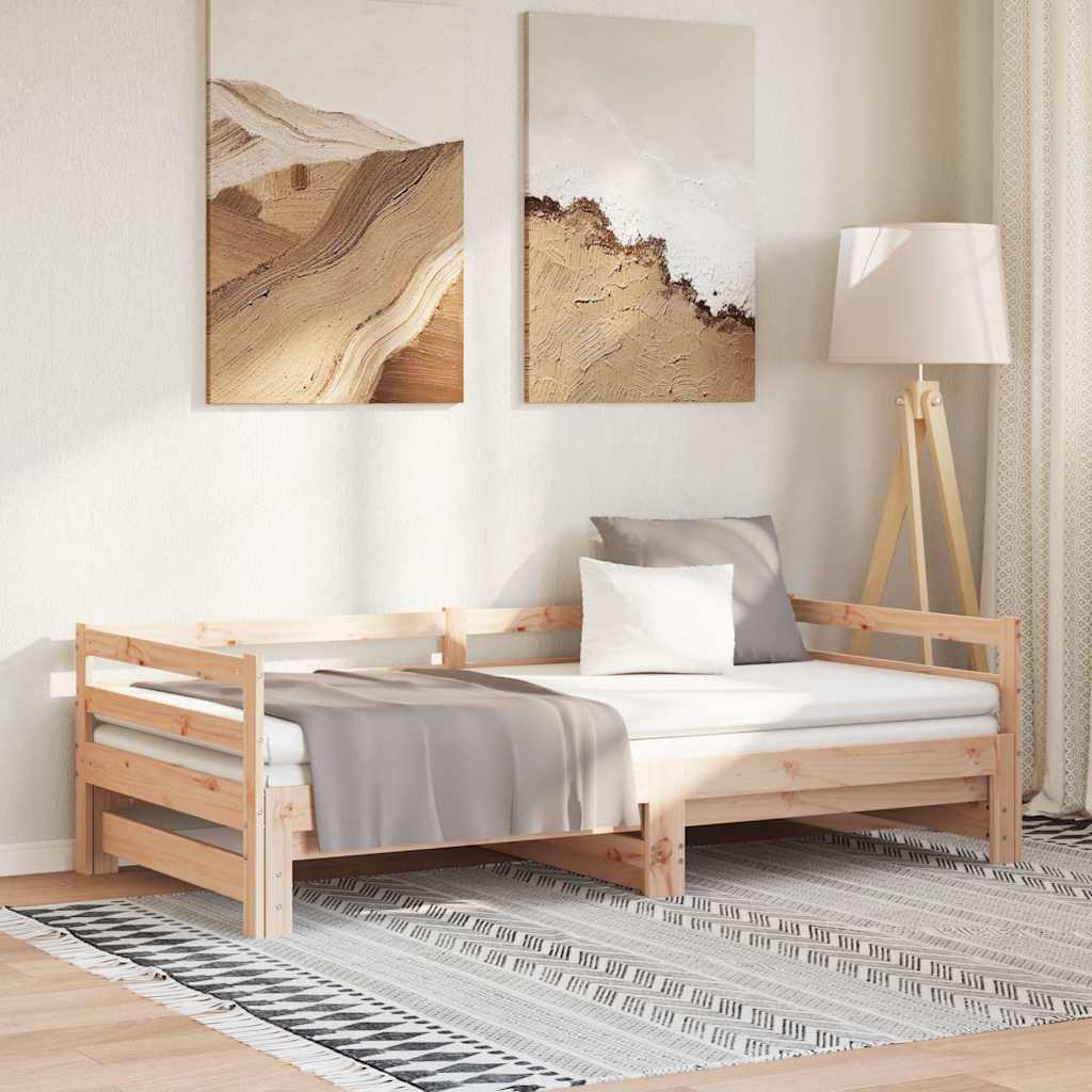Kihúzható nappali ágy matrac nélkül 90x190 cm