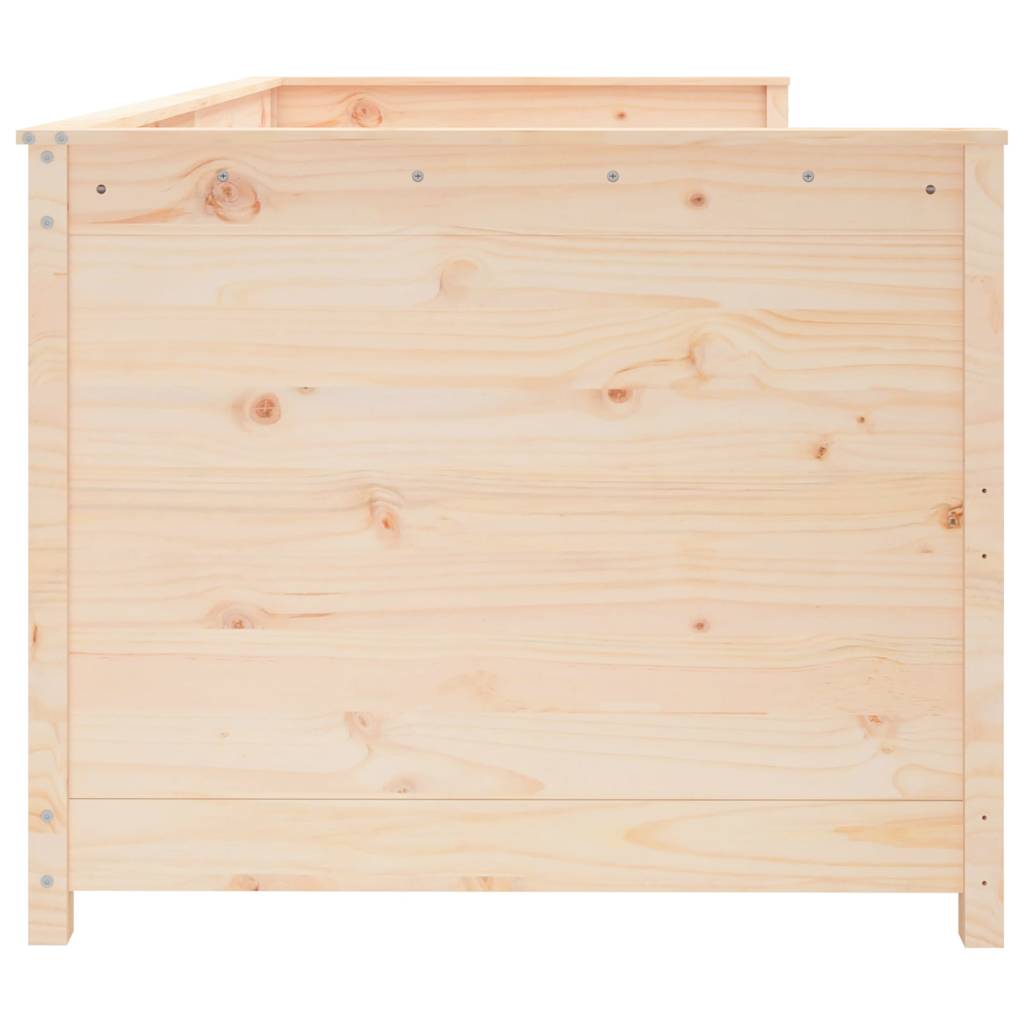 Tömör fenyőfa kanapéágy matrac nélkül 90 x 190 cm 11