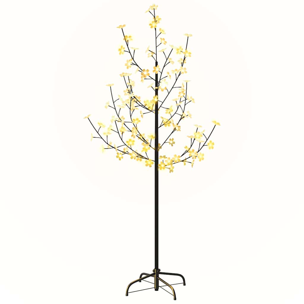 LED-es cseresznyevirágfa 84 meleg fehér LED-del 120 cm 2