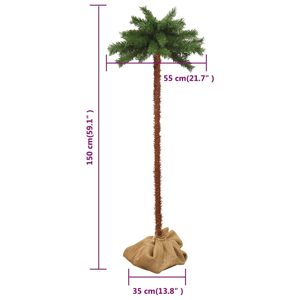 Karácsonyfa LED-ekkel 150 cm 7