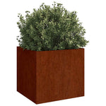2 db corten acél növénytartó 32 x 30 x 29 cm 3