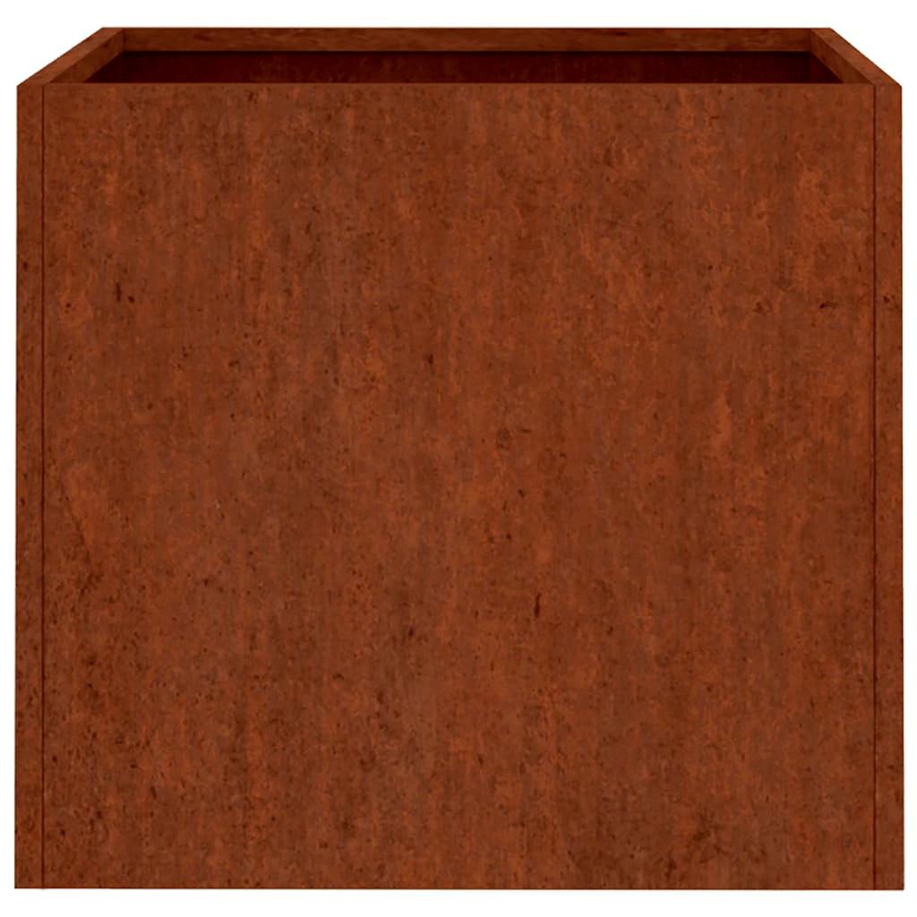 2 db corten acél növénytartó 32 x 30 x 29 cm 7