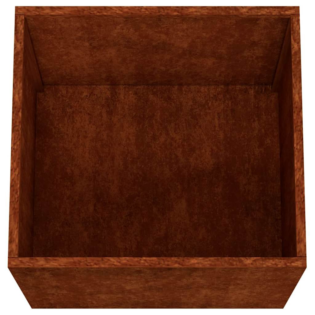 2 db corten acél növénytartó 32 x 30 x 29 cm 8