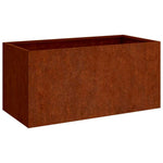 Corten acél növénytartó 62x40x39 cm 2