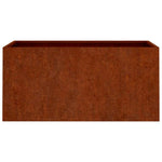 Corten acél növénytartó 62x40x39 cm 5