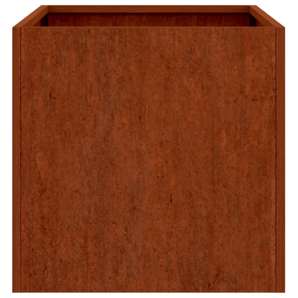 Corten acél növénytartó 62x40x39 cm 6