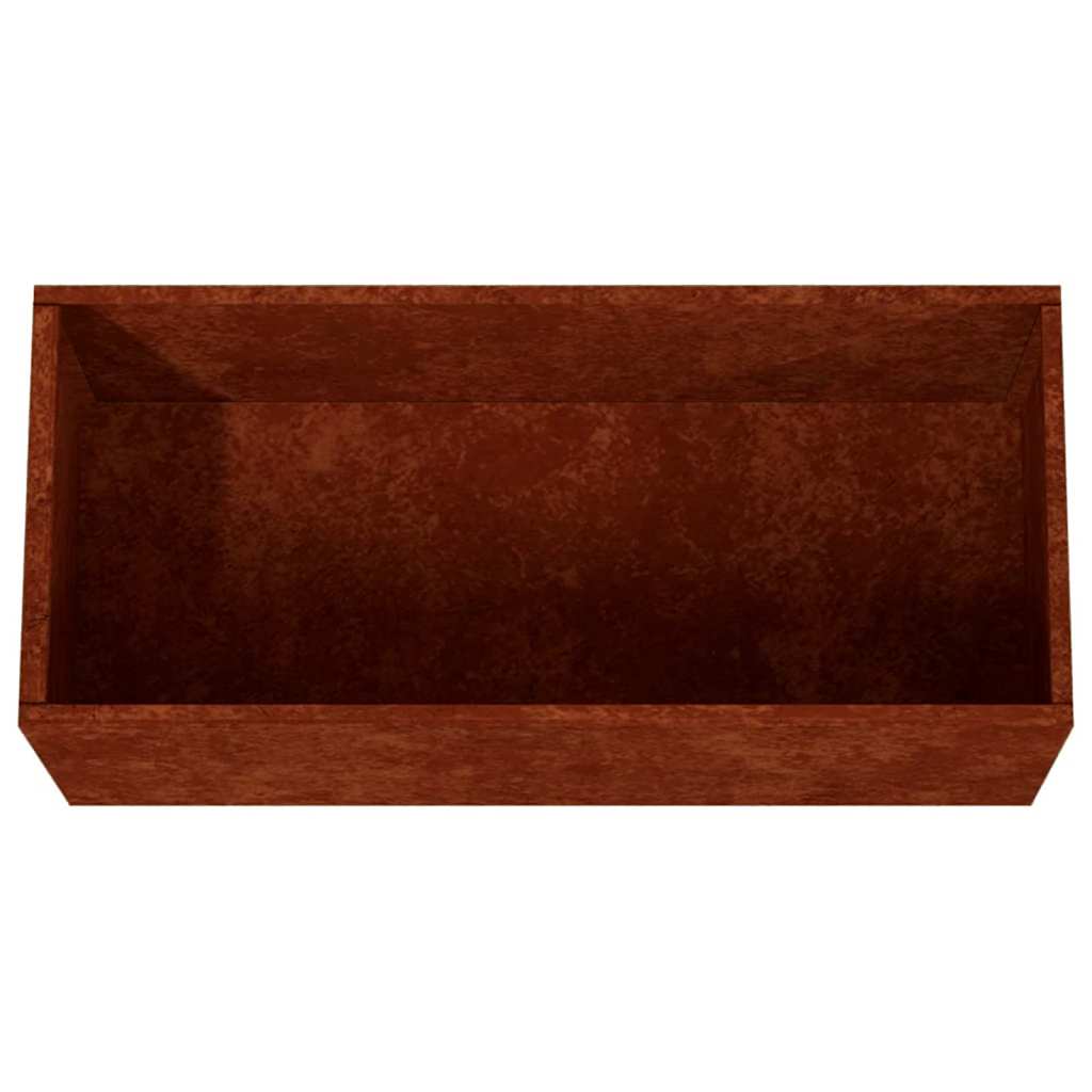 Corten acél növénytartó 62x40x39 cm 7