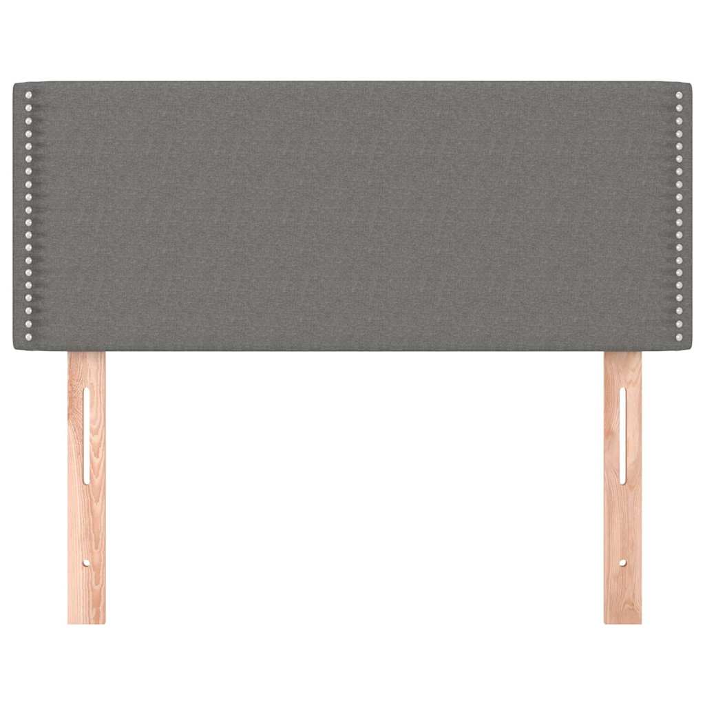 Sötétszürke szövet fejtámla 80 x 5 x 78/88 cm 3