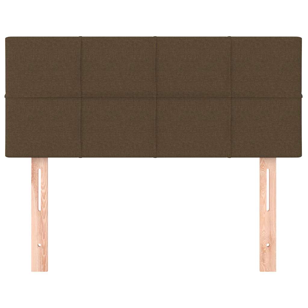 Sötétbarna szövet fejtámla 80 x 5 x 78/88 cm 3