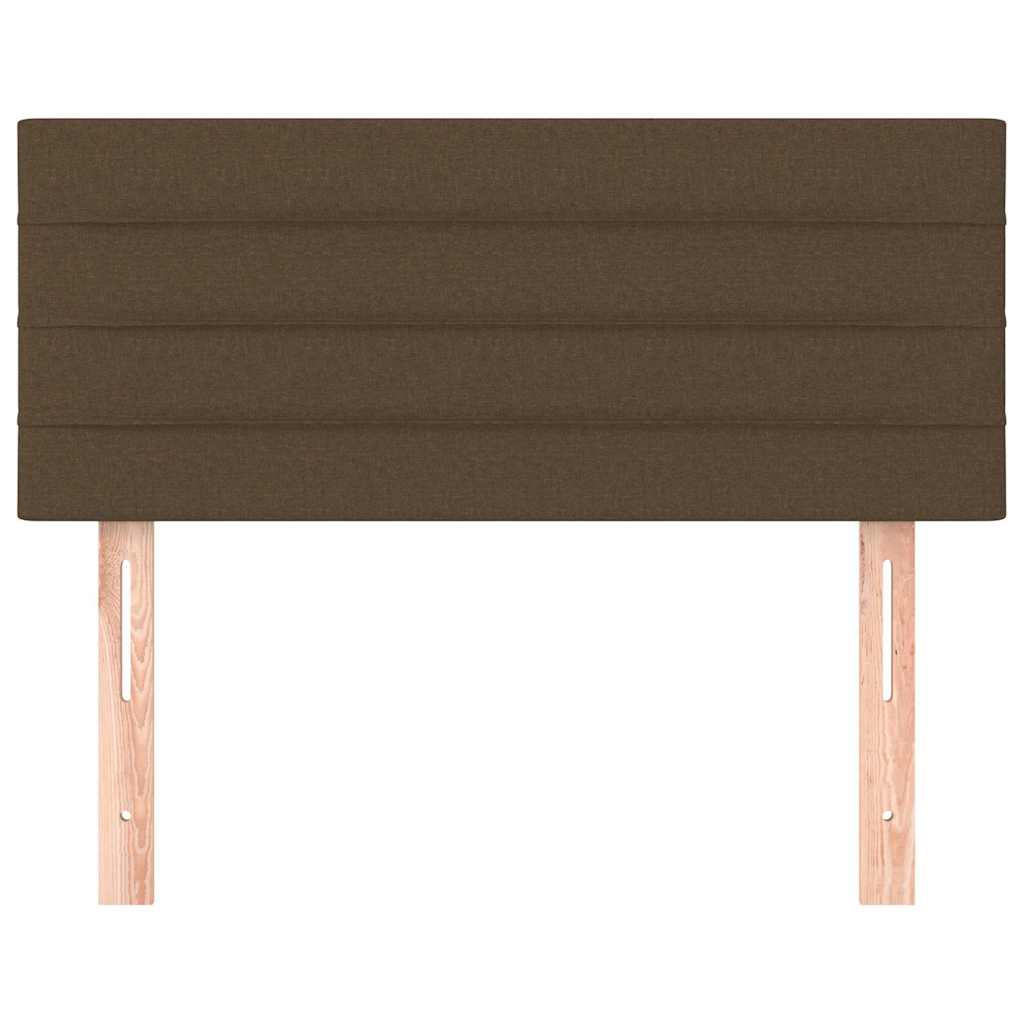 Sötétbarna szövet fejtámla 100x5x78/88 cm 3