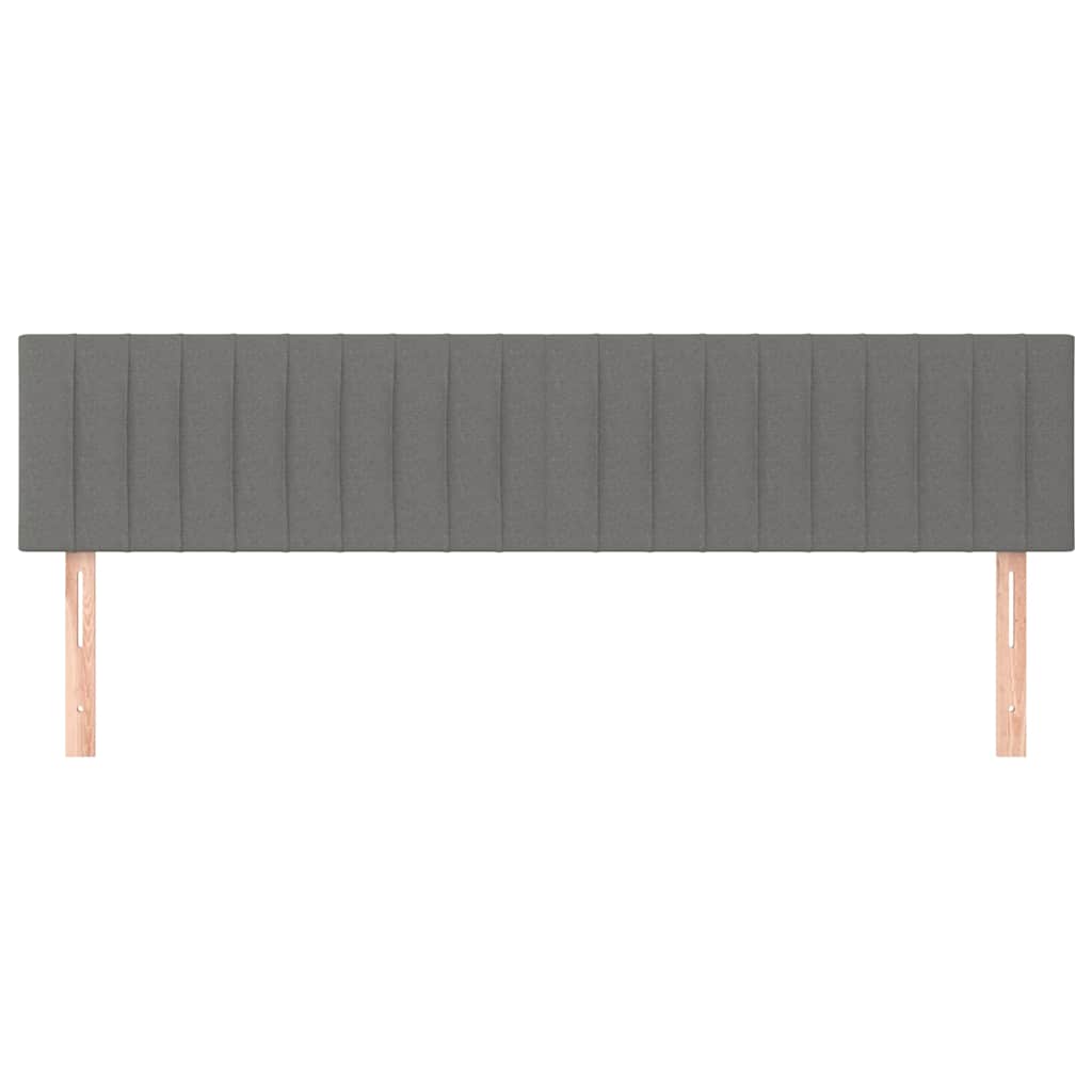 Sötétszürke szövet fejtámla 180 x 5 x 78/88 cm 3