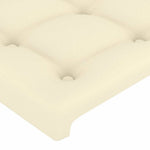 Krémszínű műbőr fejtámla 144x5x78/88 cm 4