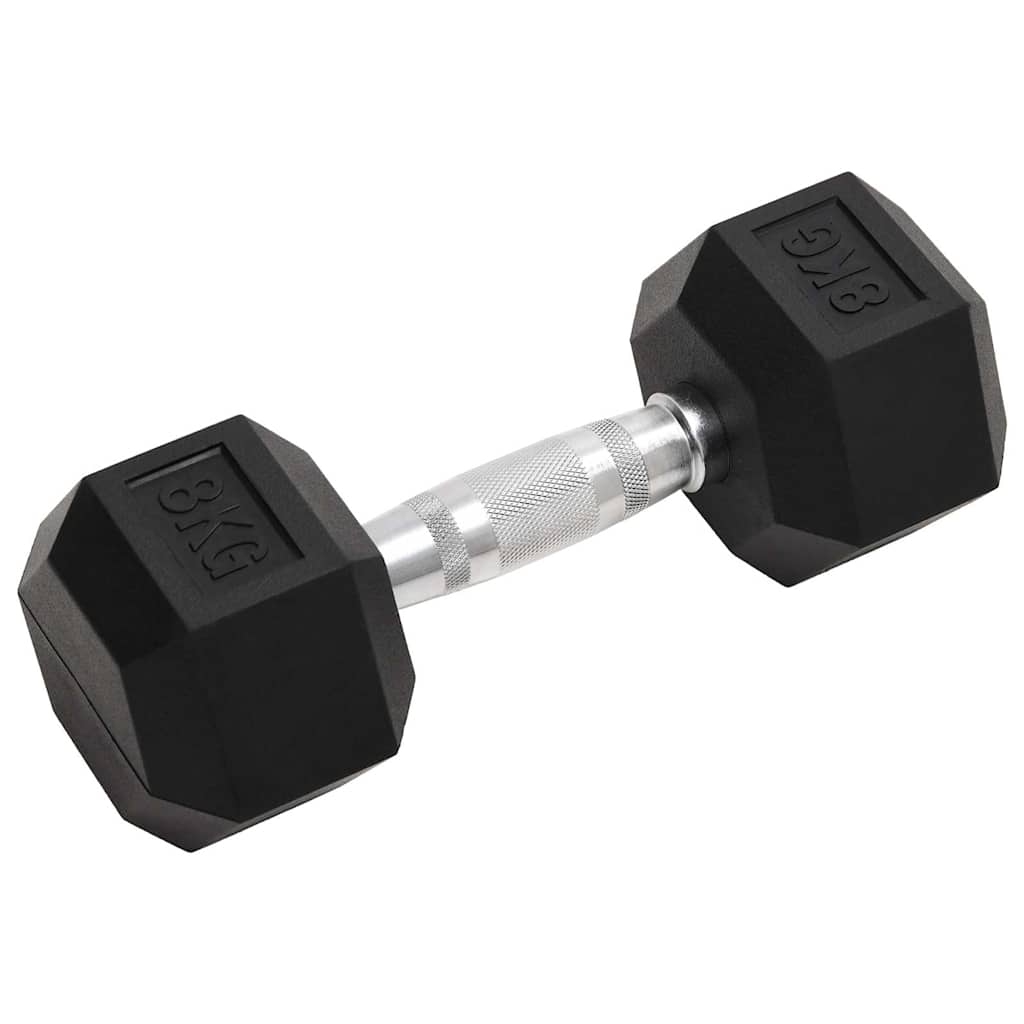 2 db összesen öntöttvas egykezes súlyzó 8 kg 2
