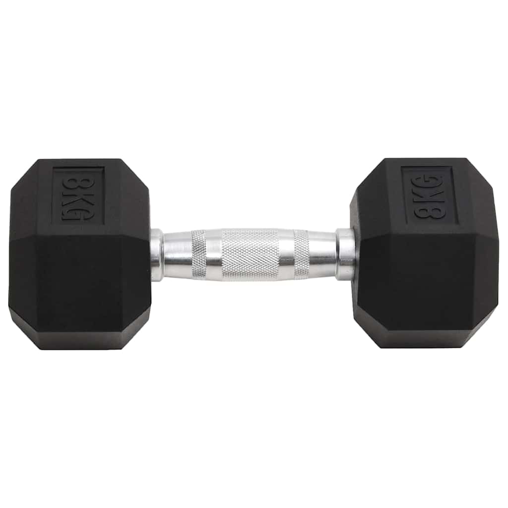 2 db összesen öntöttvas egykezes súlyzó 8 kg 3