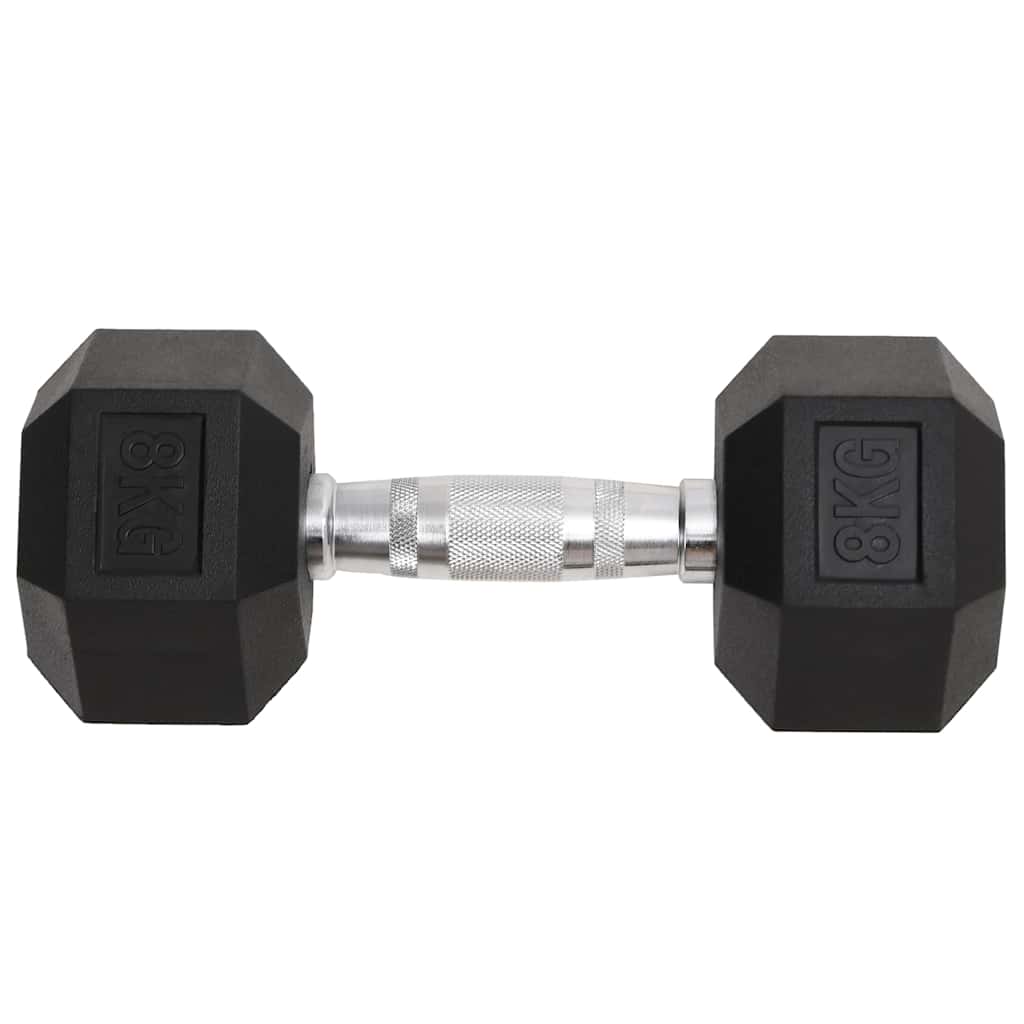 2 db összesen öntöttvas egykezes súlyzó 8 kg 4