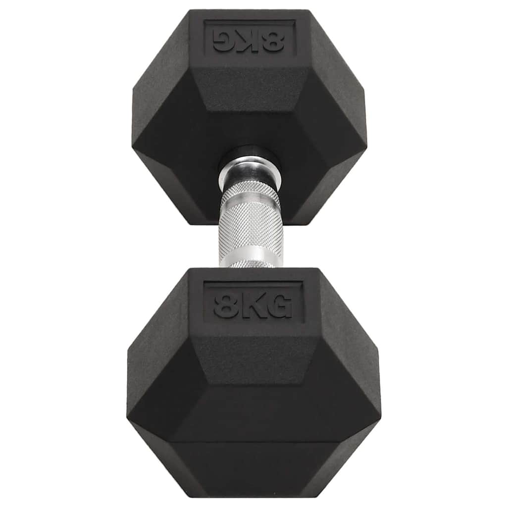 2 db összesen öntöttvas egykezes súlyzó 8 kg 5
