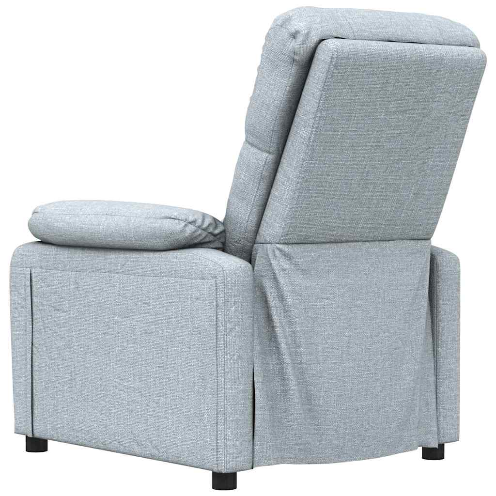 Világosszürke szövet masszázsfotel 5