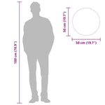 Arany falitükör Ø 50 cm Kerek 7