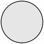 Fekete falitükör Ø 40 cm Kerek 2