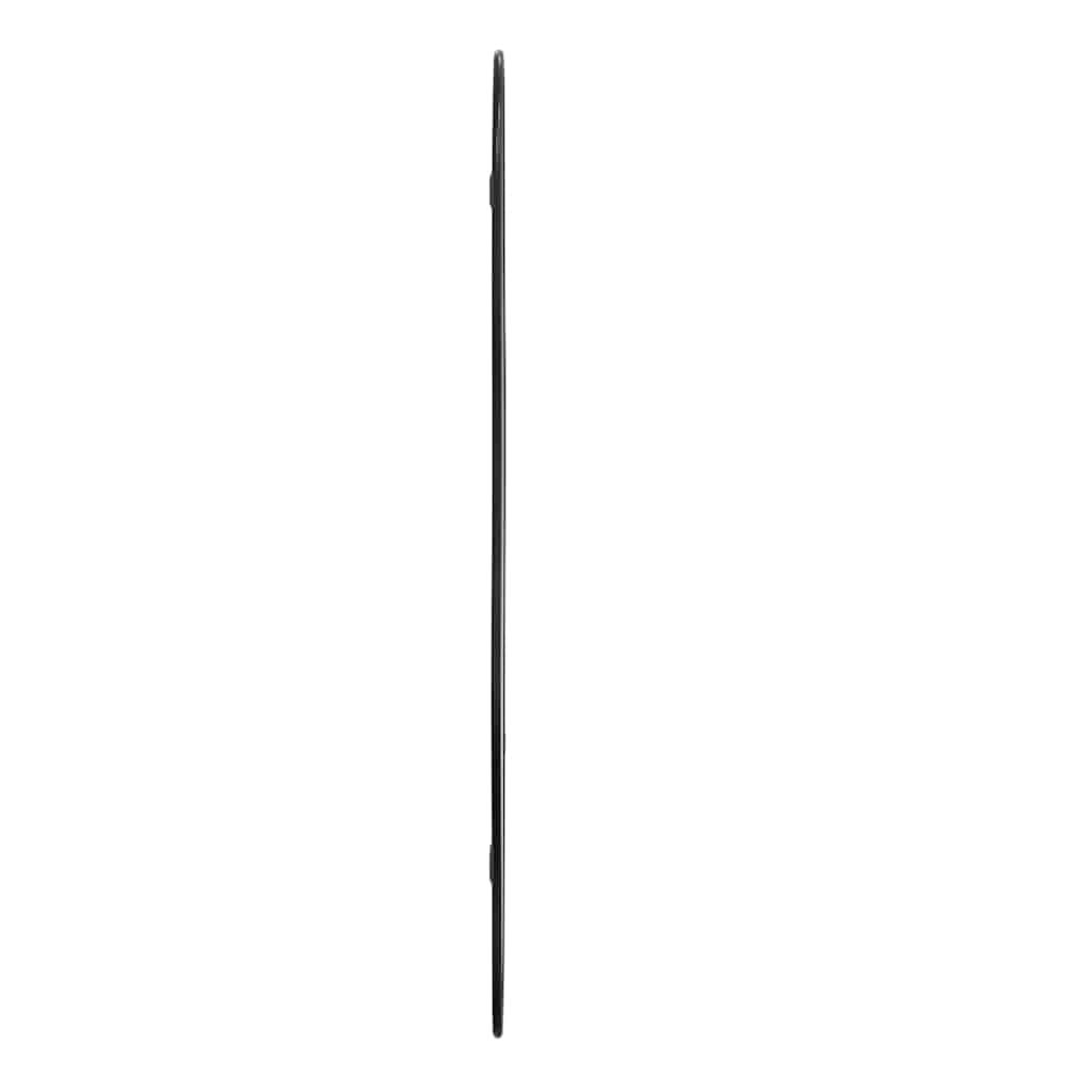 Fekete falitükör 60x25 cm 4