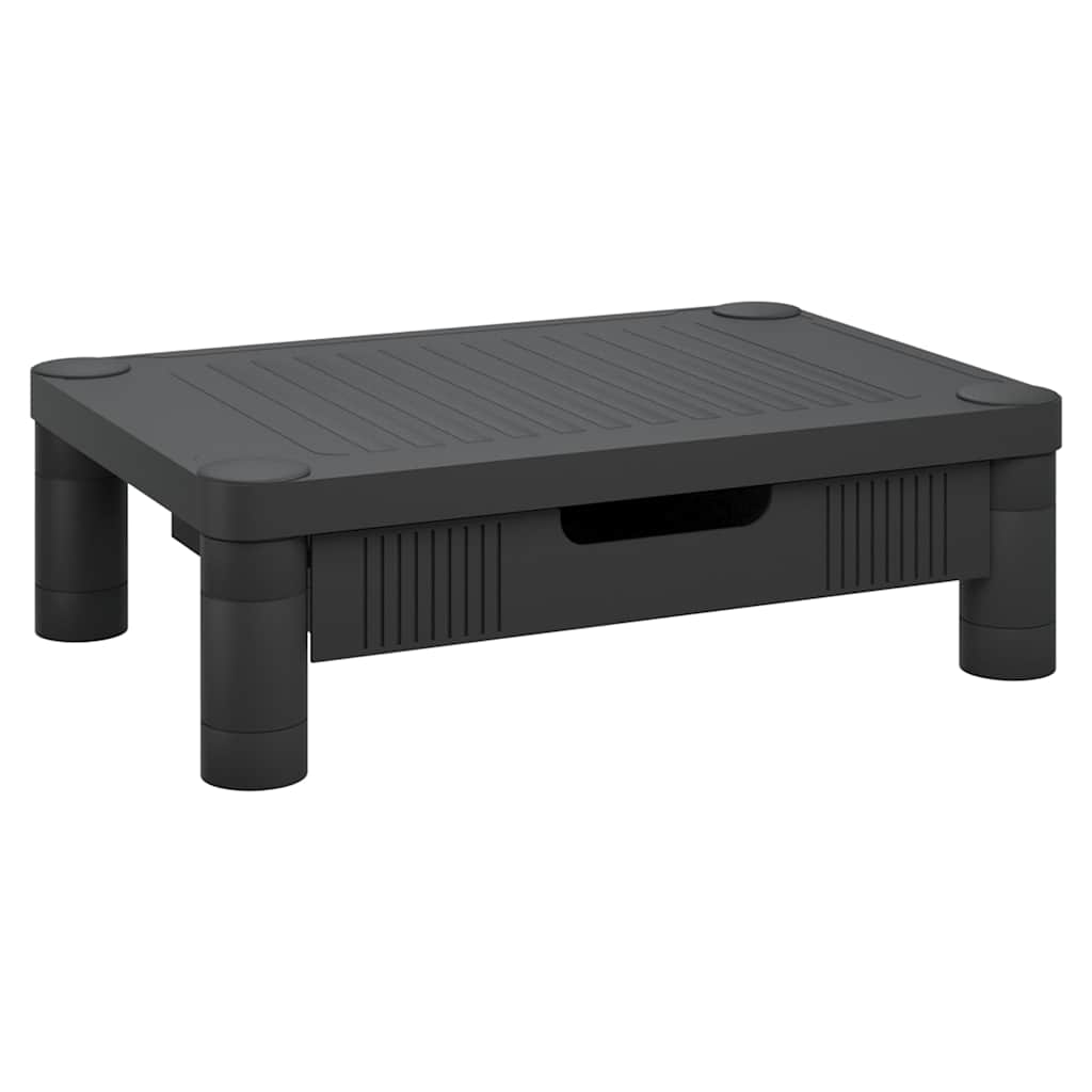 Fekete monitorállvány 43 x 30,5 x 13 cm 2