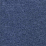 Kék szövet ágykeret matrac nélkül 140 x 190 cm 8