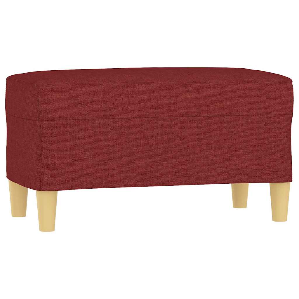 Bordó szövet pad 70x35x41 cm 2