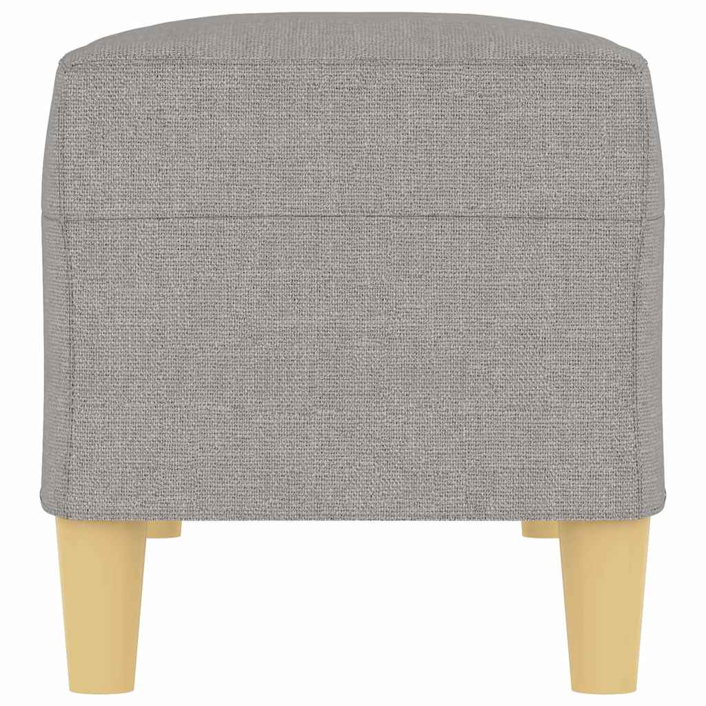Világosszürke szövet pad 100 x 35 x 41 cm 4
