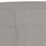 Világosszürke szövet pad 100 x 35 x 41 cm 5