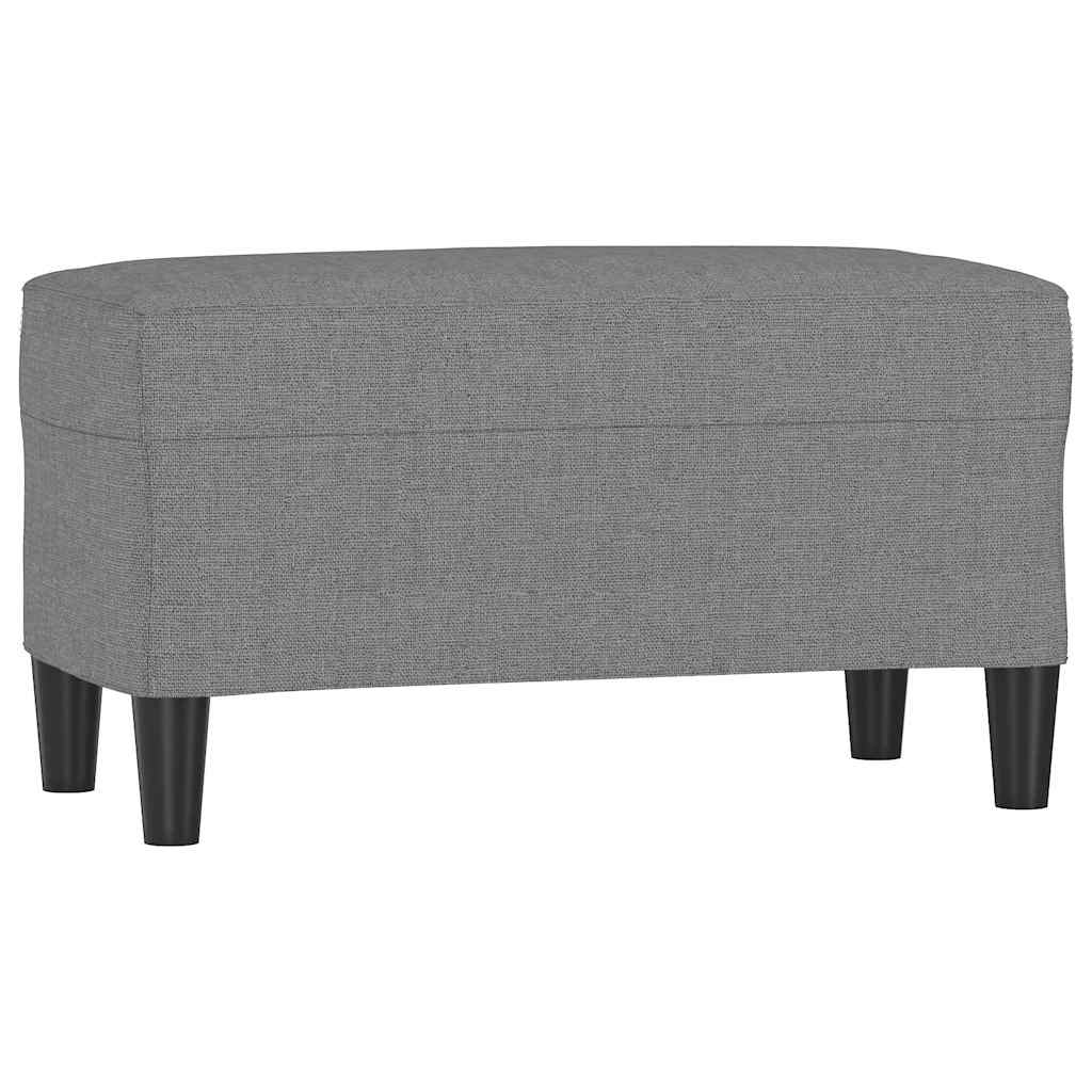 Sötétszürke szövet pad 70 x 35 x 41 cm 2