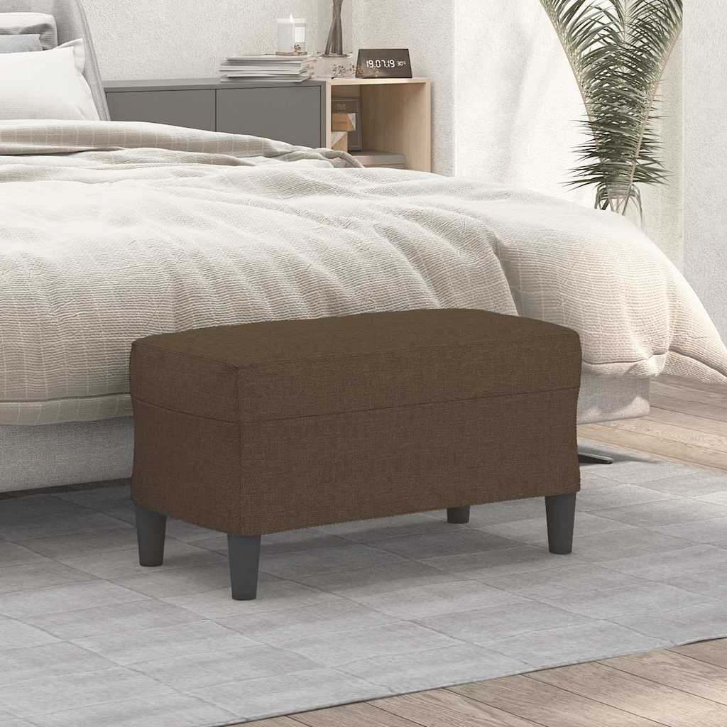 Barna szövet pad 70 x 35 x 41 cm