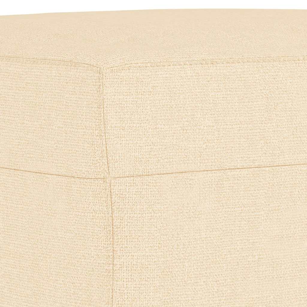 Krémszínű szövet pad 100 x 35 x 41 cm 5