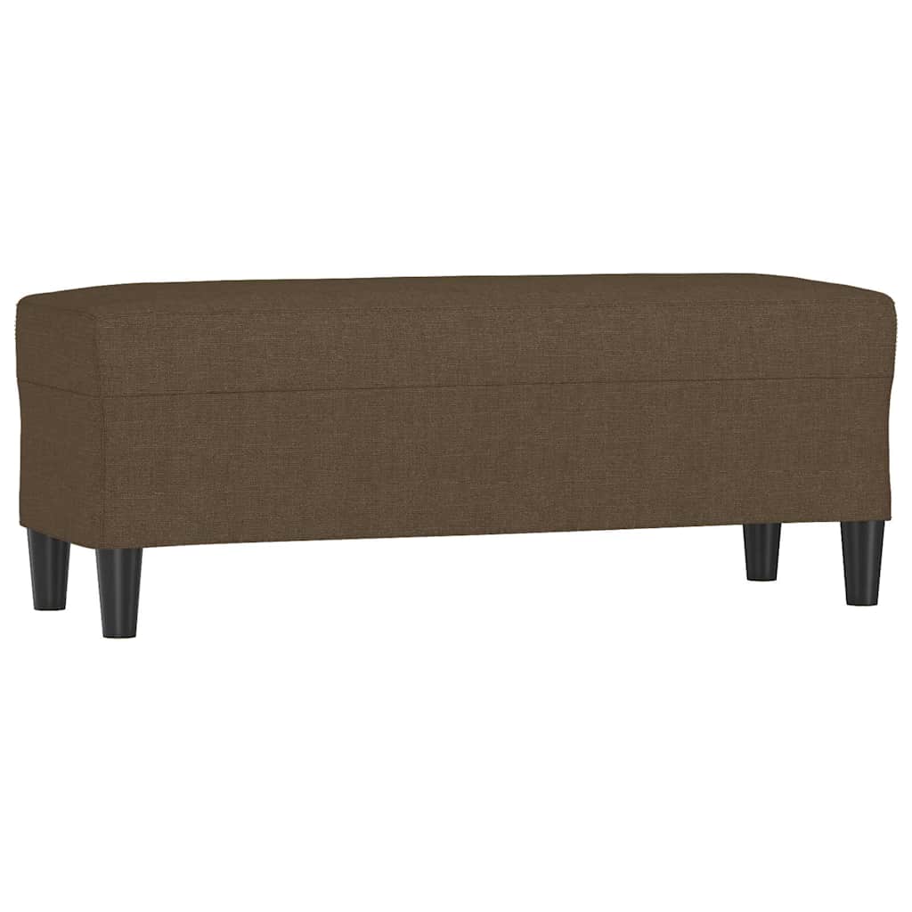 Barna szövet pad 100 x 35 x 41 cm 2