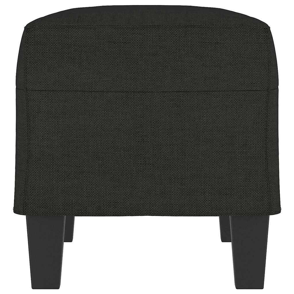 Fekete szövet pad 70 x 35 x 41 cm 4