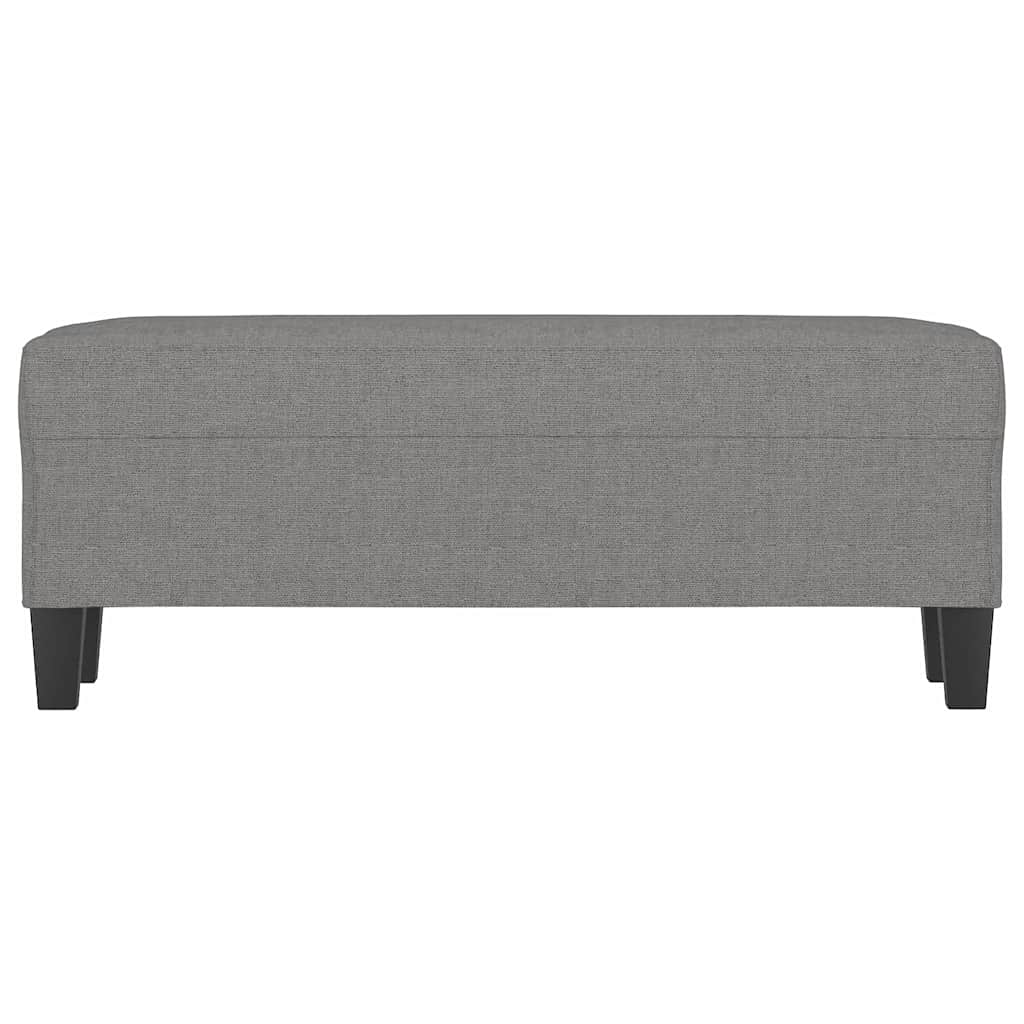 Sötétszürke szövet pad 100x35x41 cm 3