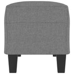 Sötétszürke szövet pad 100x35x41 cm 4