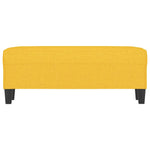 Világossárga szövet pad 100 x 35 x 41 cm 3